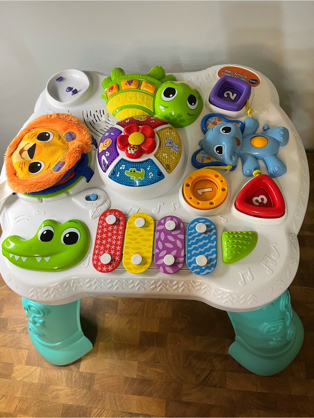 Colorful Musical Learning Activity Panel - Green Crocodile & Multi-Color Keys - Picture 7 of 11